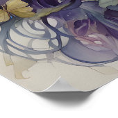 Roze en Paarse Flower Fairy Poster (Hoek)