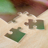 Roze en paarse Fuchsia bloemen in bloei Legpuzzel (Zijkant)