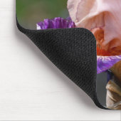 Roze en Paarse gekaarde iris Muismat (Hoek)