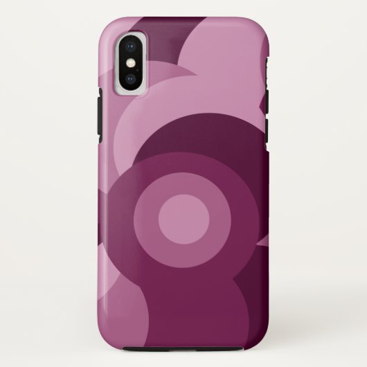 Roze en paarse geometrische vorm Case-Mate iPhone case (Achterkant)