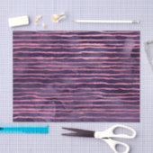 Roze en Paarse Gestreept Patroon Tissuepapier (Craft)