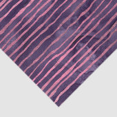 Roze en Paarse Gestreept Patroon Tissuepapier (Detail)