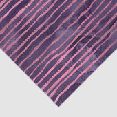 Roze en paarse gestreepte patroon tissuepapier (Detail)
