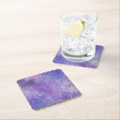 Roze en paarse glitters Bling Kartonnen Onderzetters (Insitu)