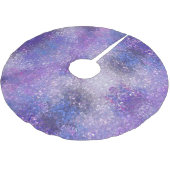 Roze en paarse glitters Bling  Kerstboom Rok (Gekanteld)