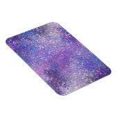 Roze en paarse glitters Bling  Magneet (Rechterzijde)