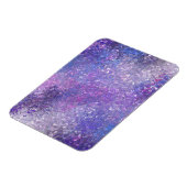 Roze en paarse glitters Bling  Magneet (Linkerzijde)