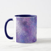 Roze en paarse glitters Bling Mok (Links)