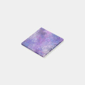 Roze en paarse glitters Bling Post-it® Notes (Schuin)