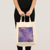 Roze en paarse glitters Bling Tote Bag (Voorkant (product))