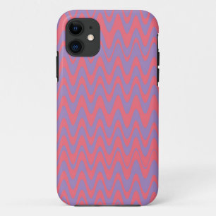 Roze en paarse golflengte iPhone 11 hoesje