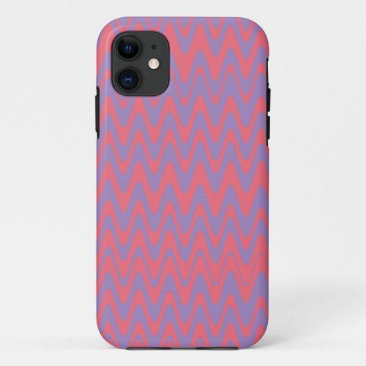 Roze en paarse golflengte Case-Mate iPhone case (Achterkant)