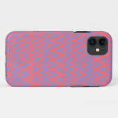 Roze en paarse golflengte Case-Mate iPhone case (Achterkant (horizontaal))