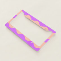 Roze en paarse golven