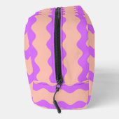 Roze en paarse golven toilettasje (Rechts)