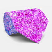 Roze en Paarse gradiëntpatronen Stropdas (Opgerold)