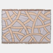 Roze en Paarse hand getekend Fantasy Pattern Deken (Voorkant)