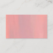roze en Paarse hemel Visitekaartje (Voorkant)