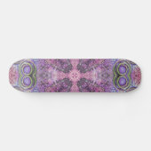 Roze en Paarse joodpatroonplaat Persoonlijk Skateboard (Horizontaal)