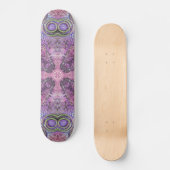 Roze en Paarse joodpatroonplaat Persoonlijk Skateboard (Voorkant)