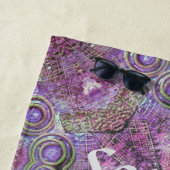 Roze en Paarse juwelen, aangepaste handdoeken (In situ)