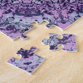 Roze en Paarse Kaleidoscoop Legpuzzel (Zijkant)
