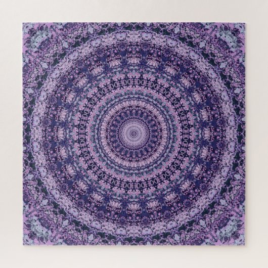 Roze en Paarse Kaleidoscoop Legpuzzel (Verticaal)