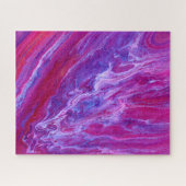 Roze en Paarse kleurstof Legpuzzel (Horizontaal)