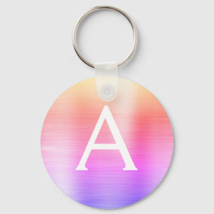 Roze en Paarse kolenmonster Sleutelhanger