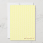 Roze en Paarse komische Baby Kaart (Achterkant)