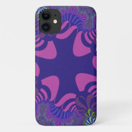Roze en Paarse kruis Case-Mate iPhone Case