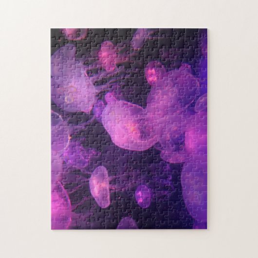 Roze en Paarse kwallen Legpuzzel (Verticaal)