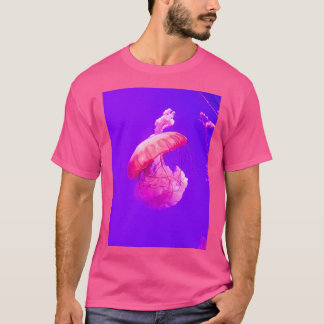Roze en Paarse kwallen T-shirt