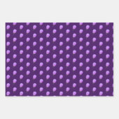 Roze en Paarse lentebloesempatroon Inpakpapier Vel (Voorkant 2)