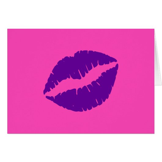 Roze en Paarse lips (Voorkant Horizontaal)