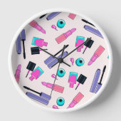 Roze en Paarse make-up Cosmetisch patroon (Voorkant)