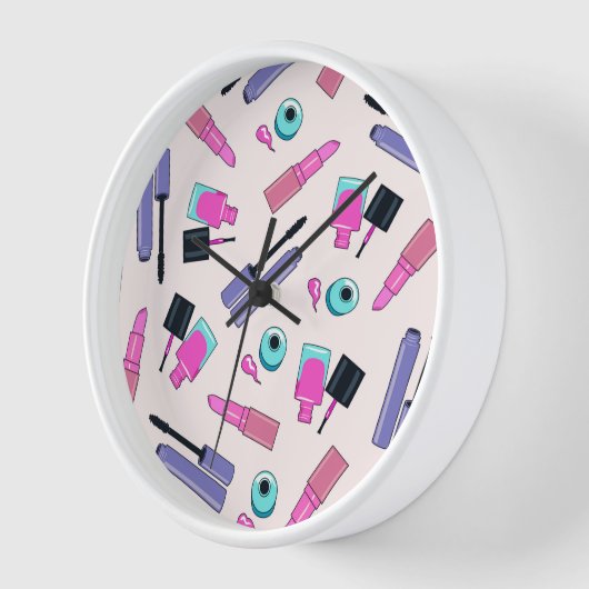 Roze en Paarse make-up Cosmetisch patroon (Hoek)