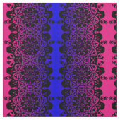 roze en paarse Mandala bloem Stof (Swatch)