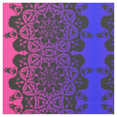 roze en paarse Mandala bloem Stof (Close Up)