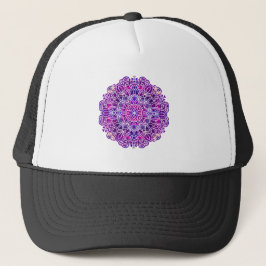 Roze en Paarse Mandala Pattern Trucker Pet