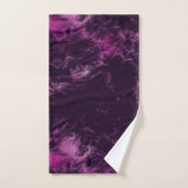 roze en paarse Marmer abstract Bad Handdoek (Handdoek)