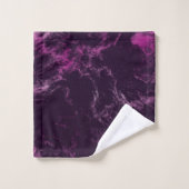 roze en paarse Marmer abstract Bad Handdoek (Wasdoekje)