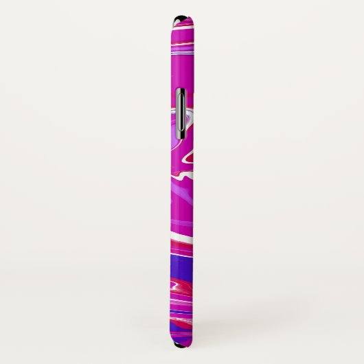 Roze en Paarse marmer Swirls Case-Mate iPhone Case (Achterkant / rechts)