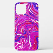 Roze en Paarse marmer Swirls Case-Mate iPhone Case (Achterkant)