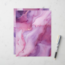 Roze en Paarse Marmeren Scrapbook Papier Achtergro