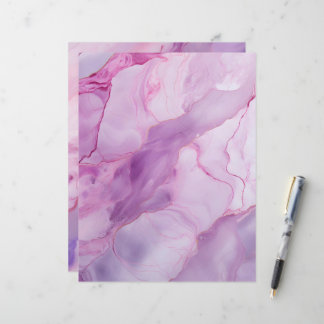 Roze en Paarse Marmeren Scrapbook Papier Achtergro
