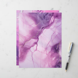 Roze en Paarse Marmeren Scrapbook Papier Achtergro