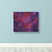Roze en paarse meerkleurig  canvas afdruk (Insitu (Houten vloer))