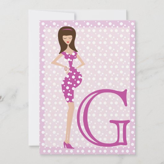 Roze en Paarse meisjeskleuren schoeisel Kaart (Achterkant)