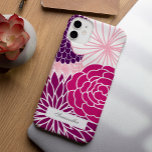Roze en Paarse Mod Floral iPhone 15 Pro Max Hoesje<br><div class="desc">Floral patroon.</div>